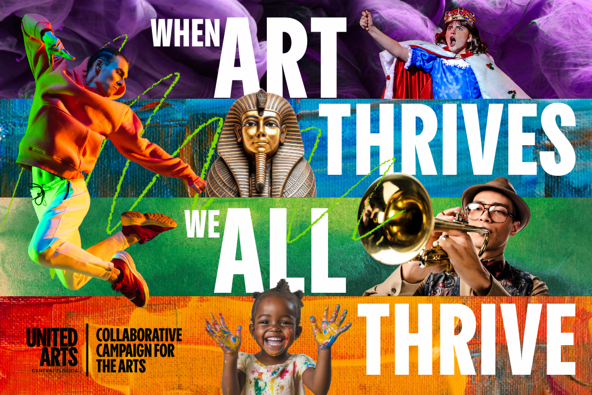 When art thrives, we all thrive. United Arts Collaborative Campaign for the Arts.